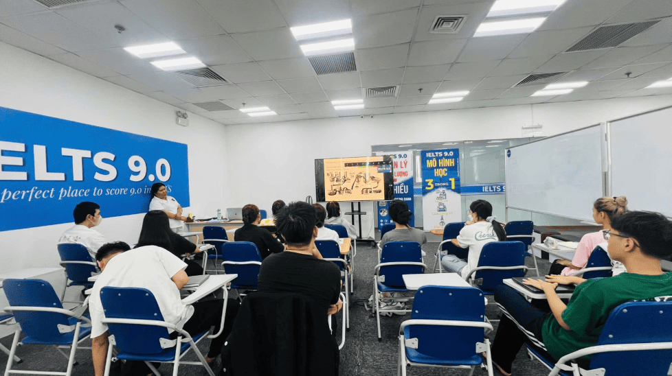 Mô hình lớp học tại IELTS 9.0
