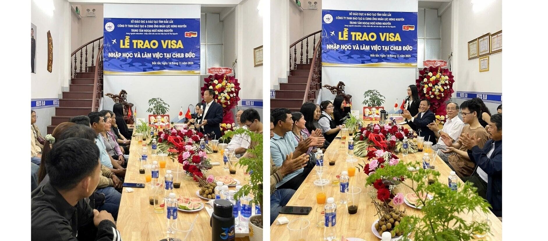 LỄ TRAO VISA – CHÚC MỪNG 2 HỌC VIÊN NGÀNH ĐIỀU DƯỠNG